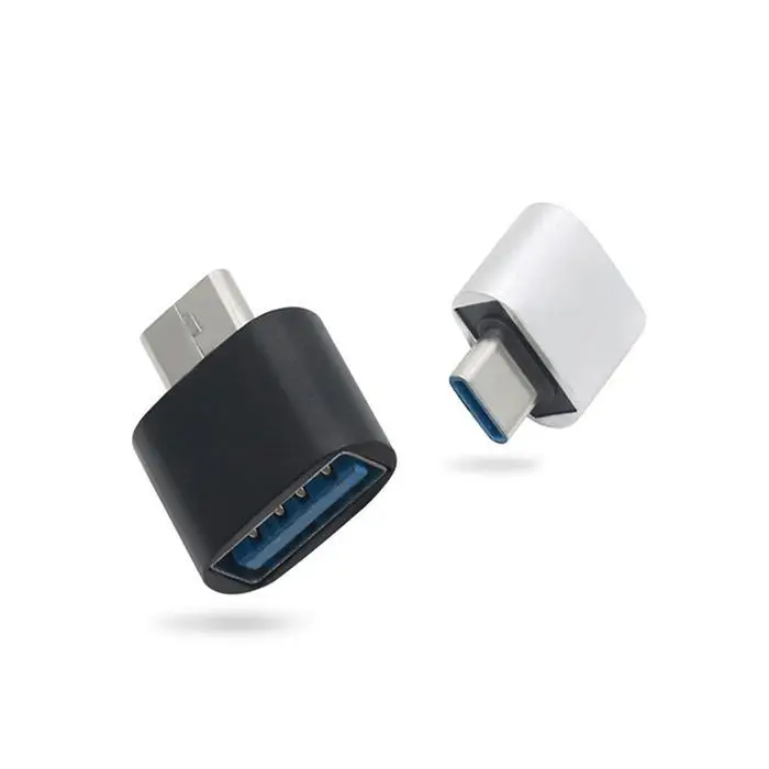 Адаптер из алюминиевого сплава type-C для USB 0,010 кг OTG серебристый, серый, золотой, синий, черный адаптер USB2.0