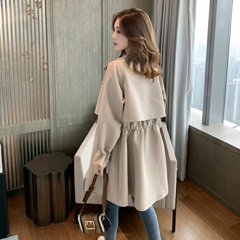 Women Trench New Fashion Women Slim double button Autumn Coat female high quality Casual Windbreak Collection trench coat