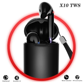 

New X10TWS Headset Wireless Bluetooth 5.0 Headphones Mini Headphones with Microphone Charging Box Smart Phone Sports Headphones