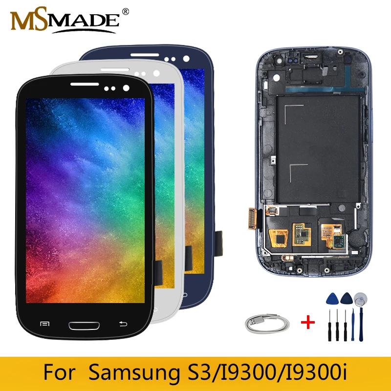 

S3 LCD For Samsung Galaxy S3 i9300 i9300i i9308i LCD Display Touch Screen Digitizer Display Replacement Assembly Parts
