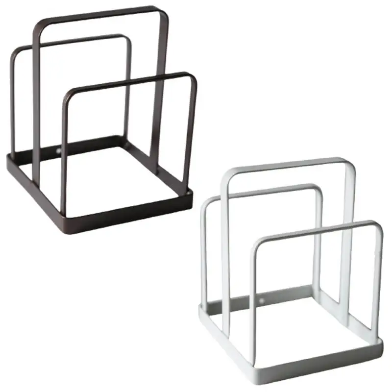 

Japanese Creative Wrought Iron Kitchen Utensils Cutting Board Rack Cutting Board Rack Kitchen Racks Household Frosted Drain Rack