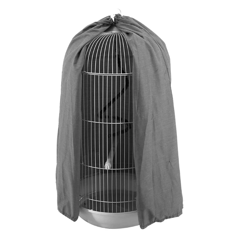 Classic Round Dome Top Bird Cage Cover For Night Shield Birdcage Light