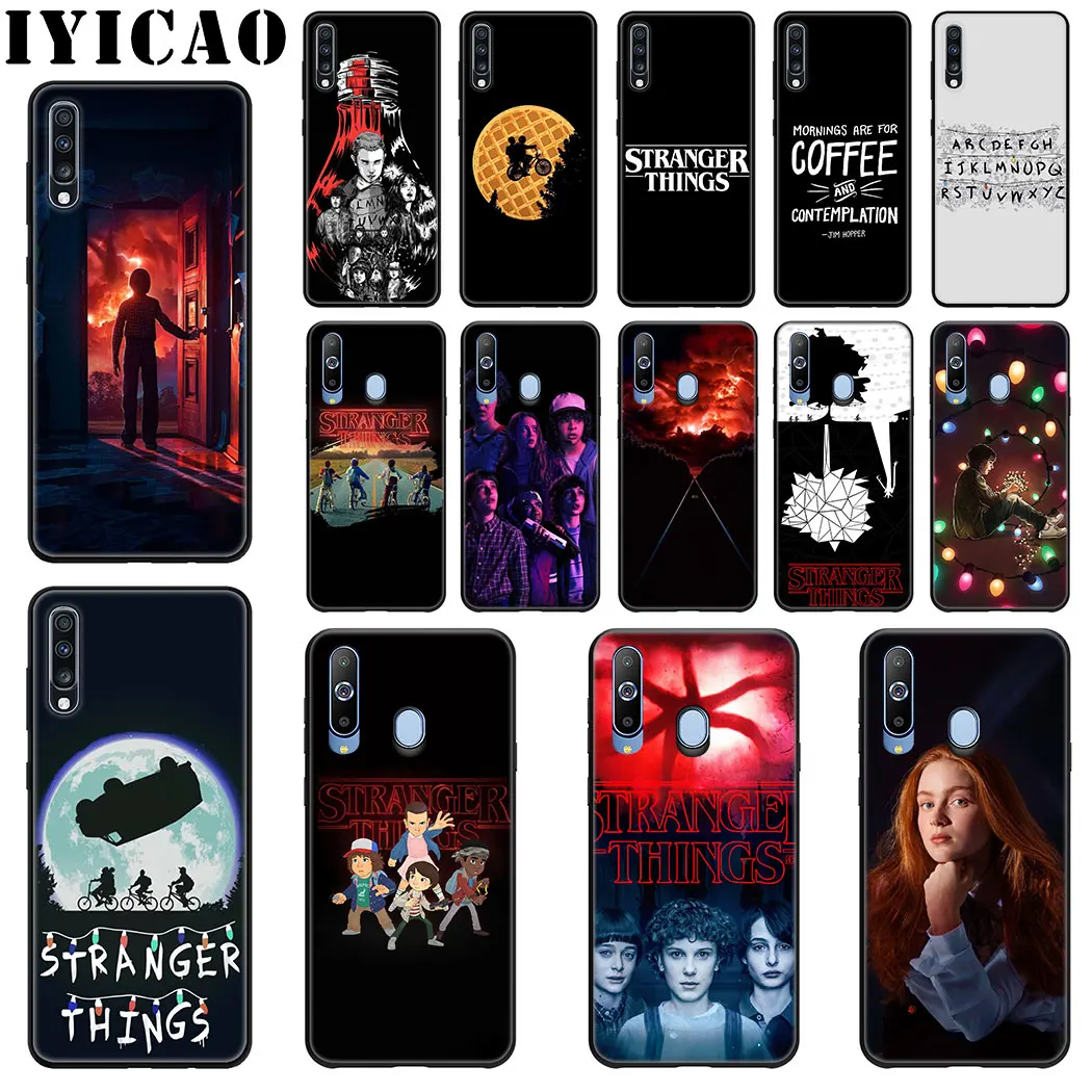 IYICAO Stranger Things Colorful Soft Silicone Case for Samsung J6 A9 A8 A7 A6 Plus 2018 A5 A3 2016 2017 Phone |