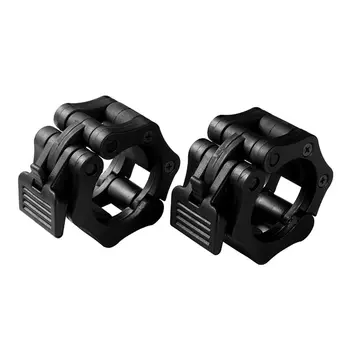 

2pcs 50mm Barbell Collar Lock Dumbell Clips Clamp Weight lifting Bar Gym Dumbbell Fitness Body Building