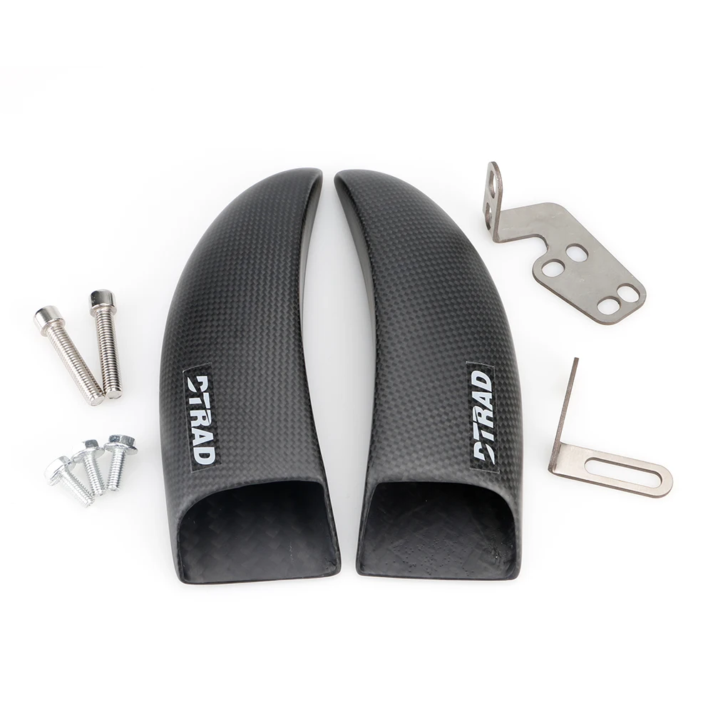Для поездок на мотоцикле DUCATI 1098 2010-2012 1098S 2010-2012 мотоцикла тормозной системы охлаждения монтажный комплект углеродного волокна Тормозная Системы воздуховодов - Цвет: Matte