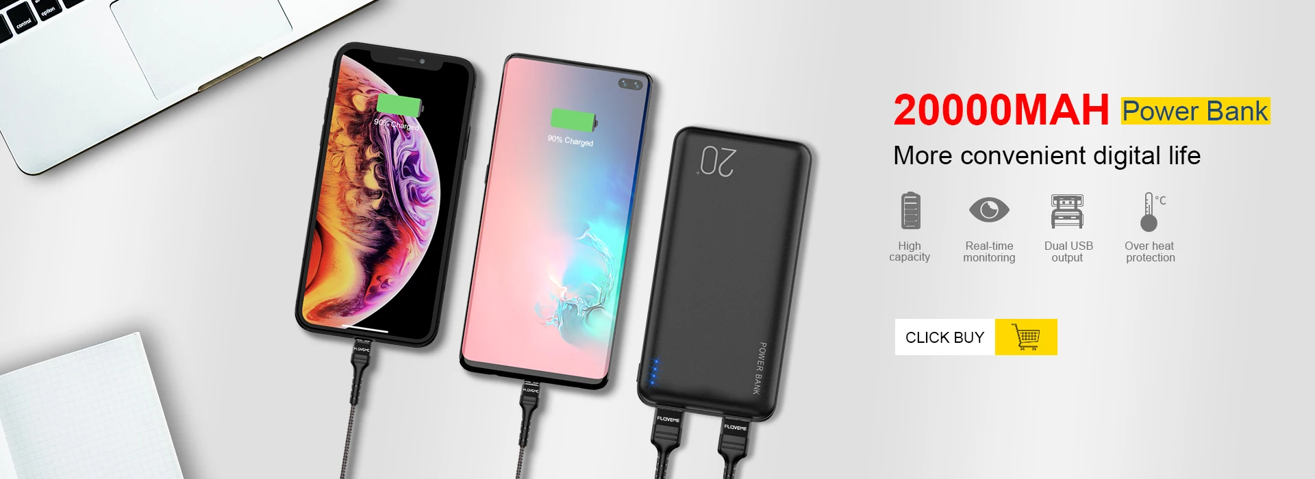 Мини-внешний аккумулятор 10000 мАч для huawei P30 P8, быстрое портативное зарядное устройство с двумя usb-портами для Xiaomi mi8 6X, внешний аккумулятор