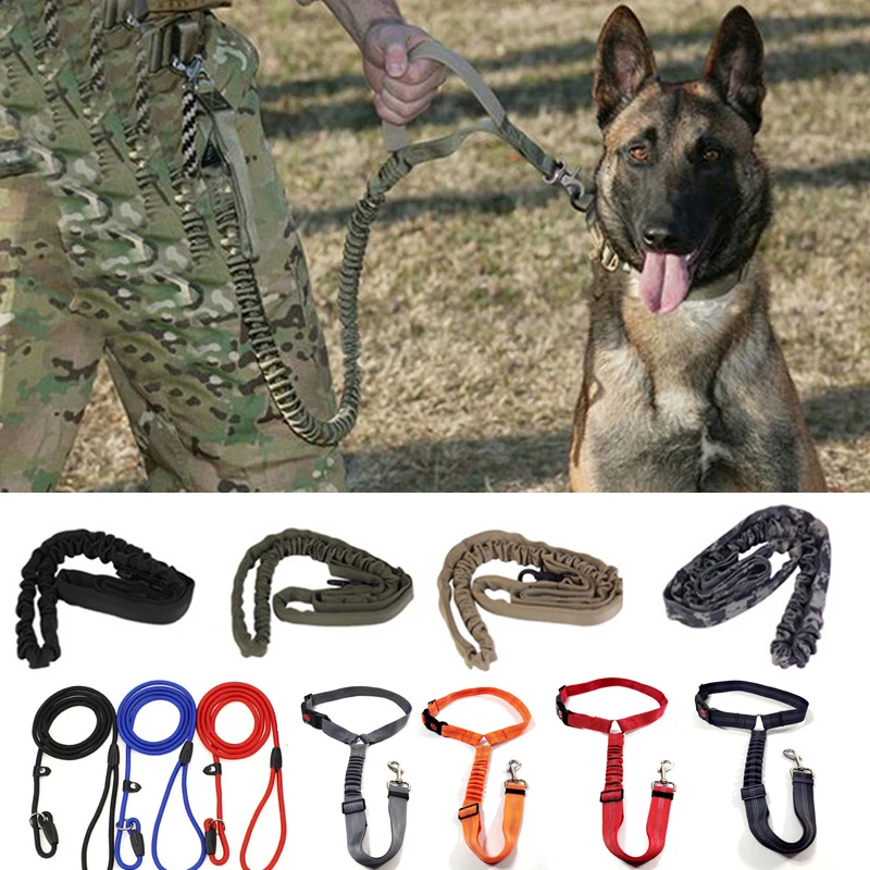 Tactical Dog Collar Dog Leash 1000D Nylon Tactical Military Police
