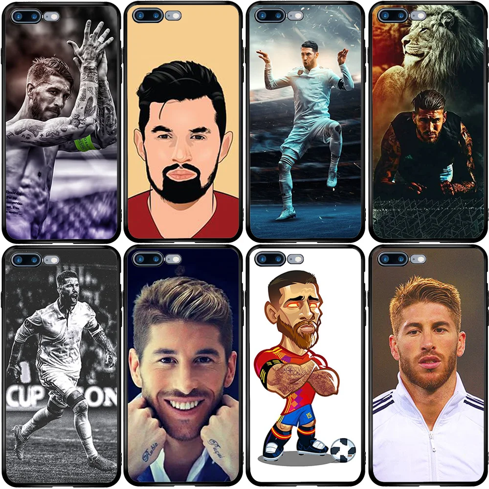 Чехол для iPhone 5 5s SE 2020 6 6S 7 8 XS XR 11 12 Oneplus 3 5T 6T 7T Pro Max Plus Sergio Ramos SR4 | Мобильные телефоны и