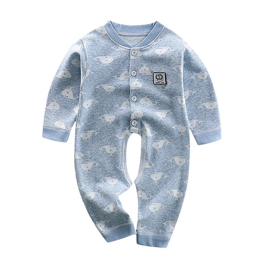 

New Toddler Baby Romper Print Cartoon Jumpsuit Children Winter Autumn New Born Baby Clothes Long Sleeve Overalls For Children#30