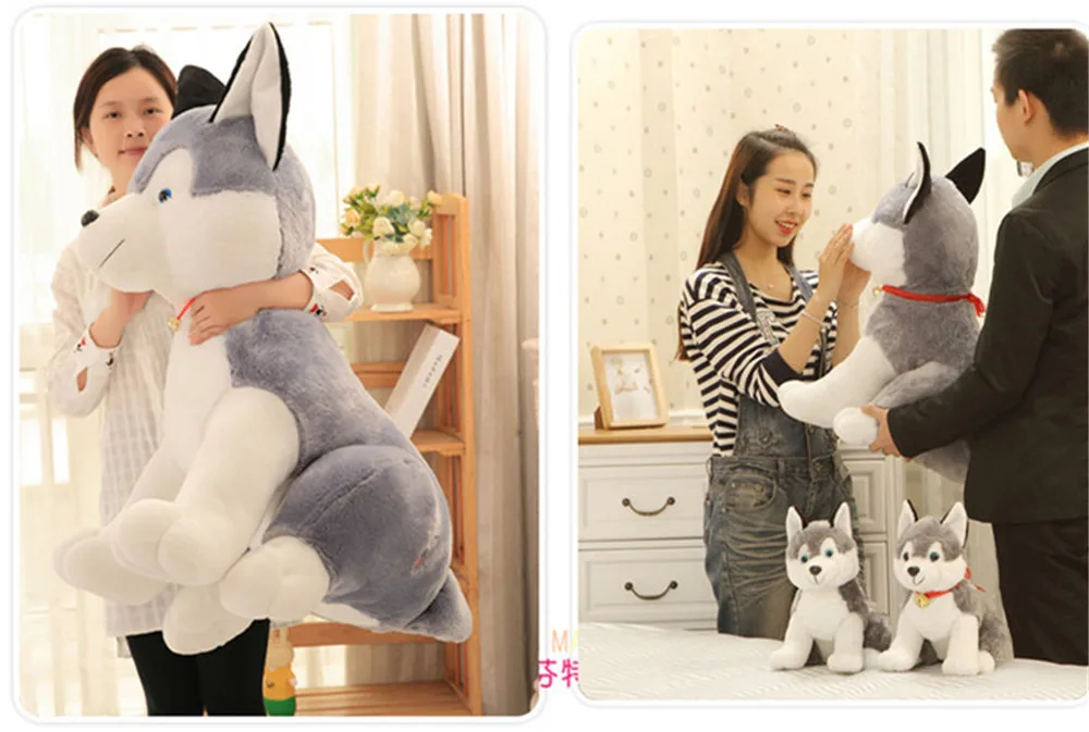 stuffed plush husky dog 8