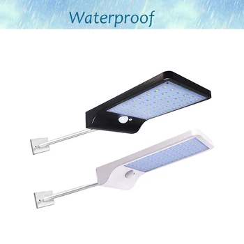 

Metal poles LED Solar Light 450LM 48Led Solar Lamp Outdoor Light Security Wireless Waterproof With PIR Motion Sensor Light Ultra