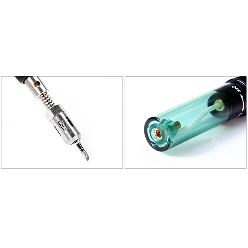 Беспроводной фонарь паяльник MT-100 бутан паяльник ручка (зеленый)