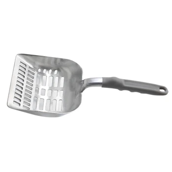 

Cat Litter Cleaning Tool Aluminum Alloy Scoop, Durable Kitten Poop Litter Boxes Shovel