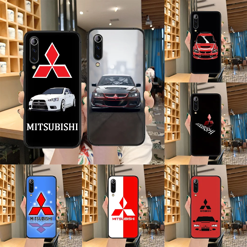 

Mitsubishi Racing Car Phone case For Xiaomi Mi 6 8 A1 Note3 A2 9 CC9 9T A3 MIX 2 2S 3 9 Lite SE Pro black bumper soft cover