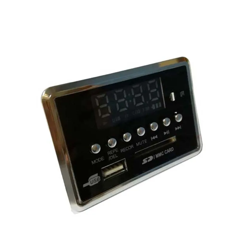 

NEW 3.7-5v USB FM Aux Radio MP3 Player Integrated USB Car Handsfree Bluetooth MP3 Decoder Board Remote Control Module for Car