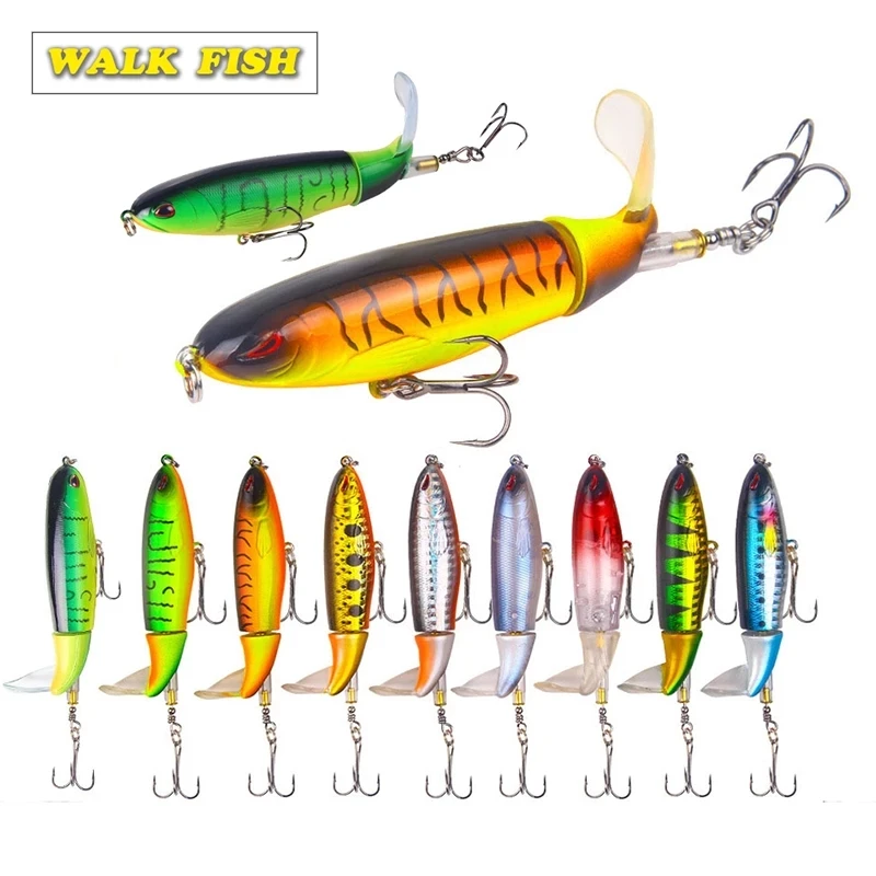 Walk Fish 1 шт. 13 г/35 г Whopper Popper Topwater рыболовная приманка искусственные рыболовные