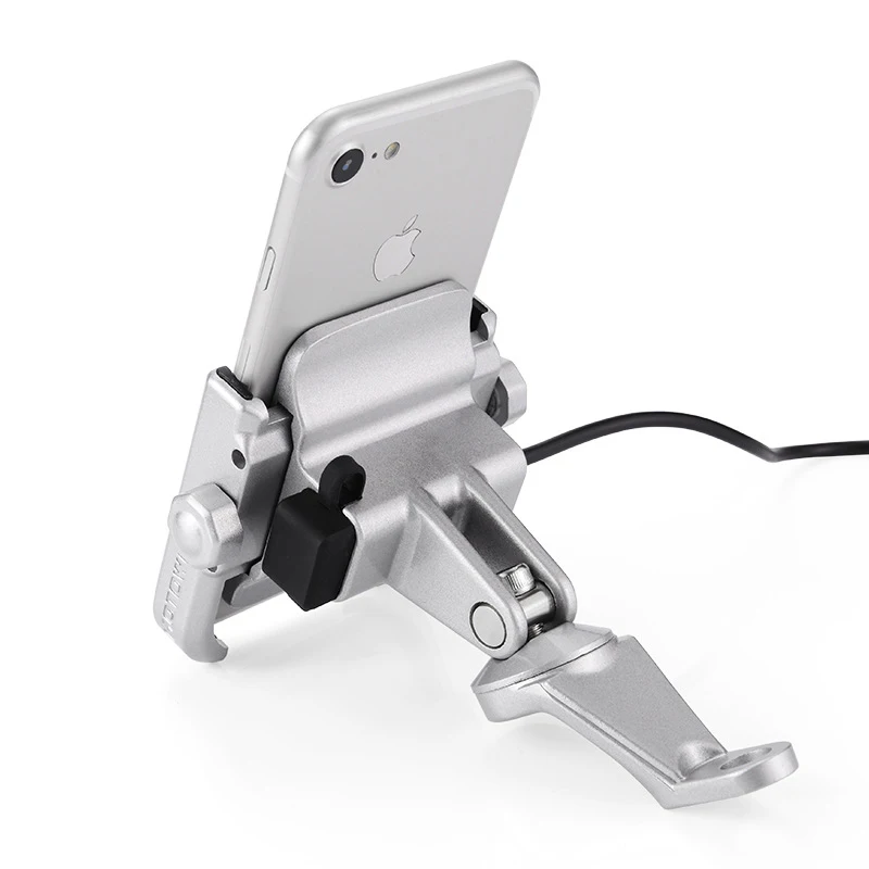 Мотоцикл motowolf держатель для телефона с USB зарядным устройством, крепление для мобильного телефона, держатель для горного велосипеда, аксессуары для мото