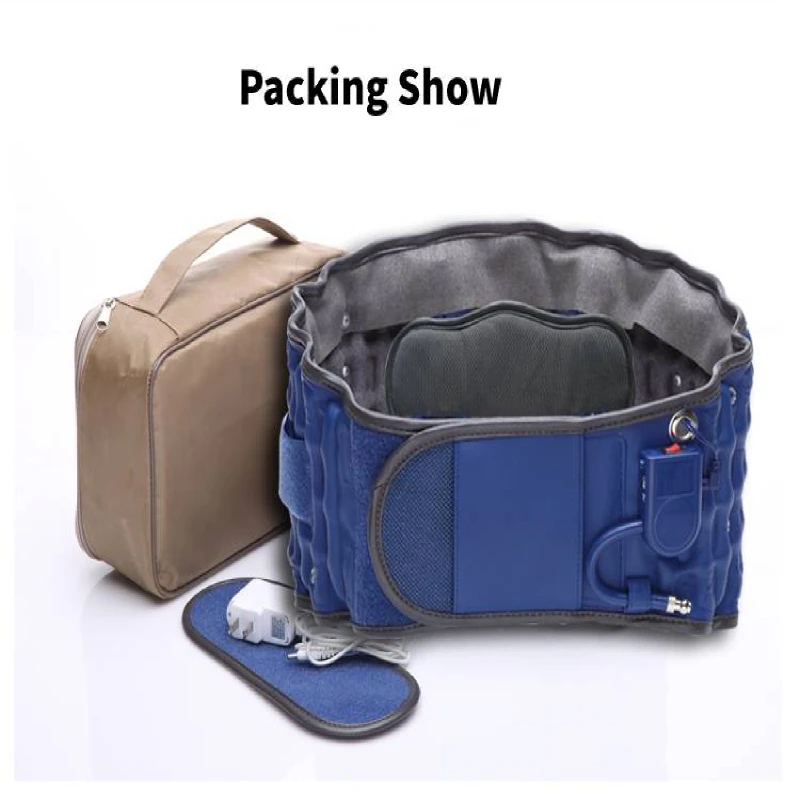 Electric heating portable lumbar traction belt massager waist protect Thermal moxibustion lumbar traction device 1 Electric heating portable lumbar traction belt massager waist protect Thermal moxibustion lumbar traction device 4
