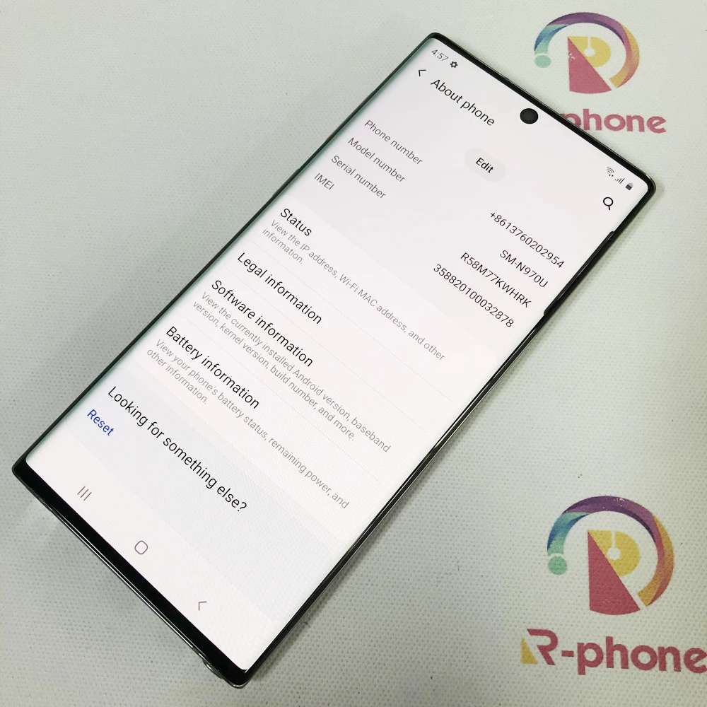 Samsung Galaxy Note 10 Plus N975U1 Note10+ N975U 256GB ROM 12GB RAM Octa Core 6.8" Snapdragon 855 LTE Original Mobile Phone second hand iphone