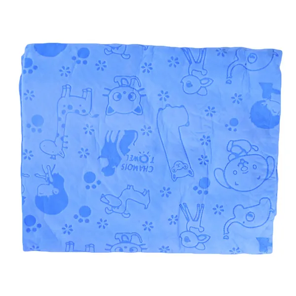 Многофункциональное полотенце для мытья собак, кошек, оленьей кожи, замшевое полотенце, полотенце из оленьей кожи, синтетическое супер впитывающее полотенце для мытья, 4 цвета - Цвет: blue