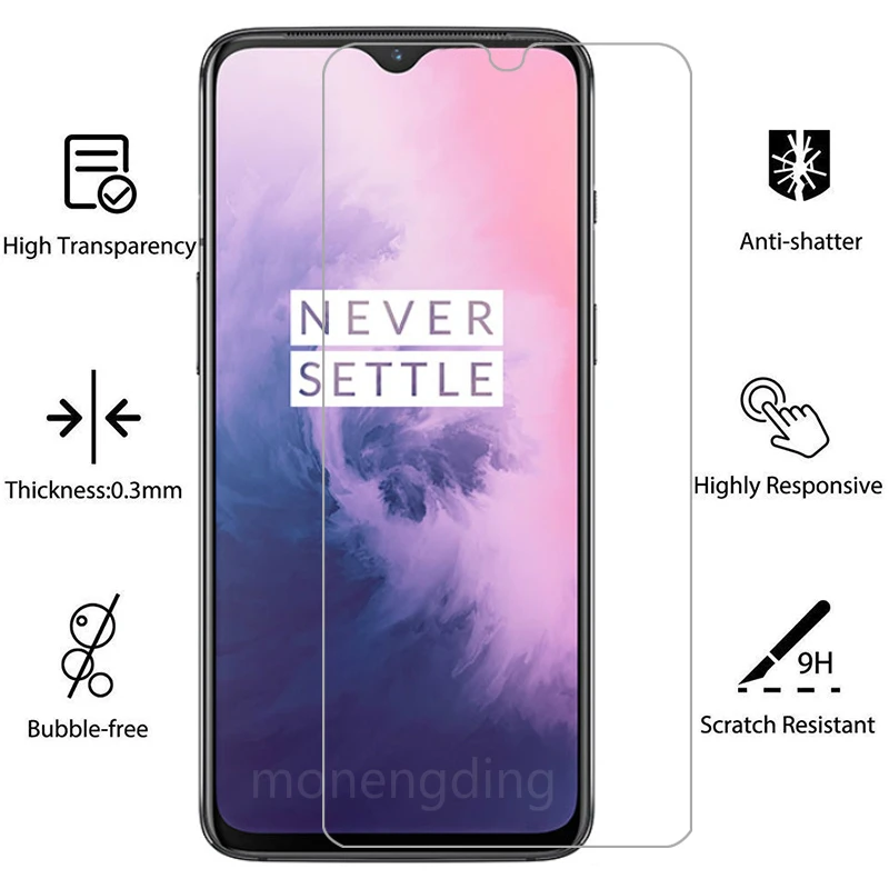Закаленное стекло HD для Oneplus 7 7T 6 T 5T 5 3T 1 + One Plus Oneplus7 8Pro защита экрана закаленное