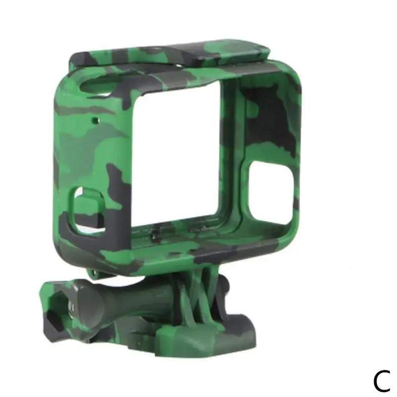 Камуфляжный защитный чехол с рамкой, чехол для камеры 5 Hero, аксессуары 7 6 для GoPro Action Cover P4J2