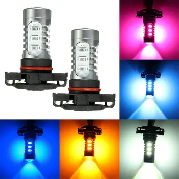 

2PCS H16 15W 5202 9009 High Power Bright 15 SMD Car Xenon Lights LED Bulbs Headlight Daytime Running Light