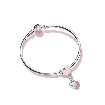 

high quality store 1:1 100% 925 silver sterling baby elephant pendant chartering bracelet free