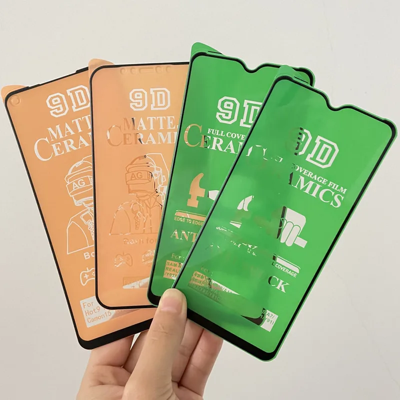 10 pezzi di pellicola protettiva opaca HD in ceramica 9D a copertura totale per Samsung Galaxy A05 A15 A25 A35 A55 A05S A03 A13 A23 A33 A53 A73 - immagine 5