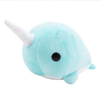 

Cute Teal Narwhal Stuffed Animal Whale Plush Toy Kids Dolls For Children Birthday Christmas Gifts