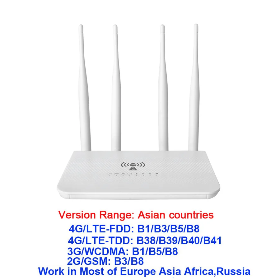 DongZhenHua LT210T-40 Modem 4G Wifi Router With Sim Card Slot Broadband CPE 4G LTE Router USA Mobile Hotspot WAN/LAN RJ45 Port modem router combos Modem-Router Combos