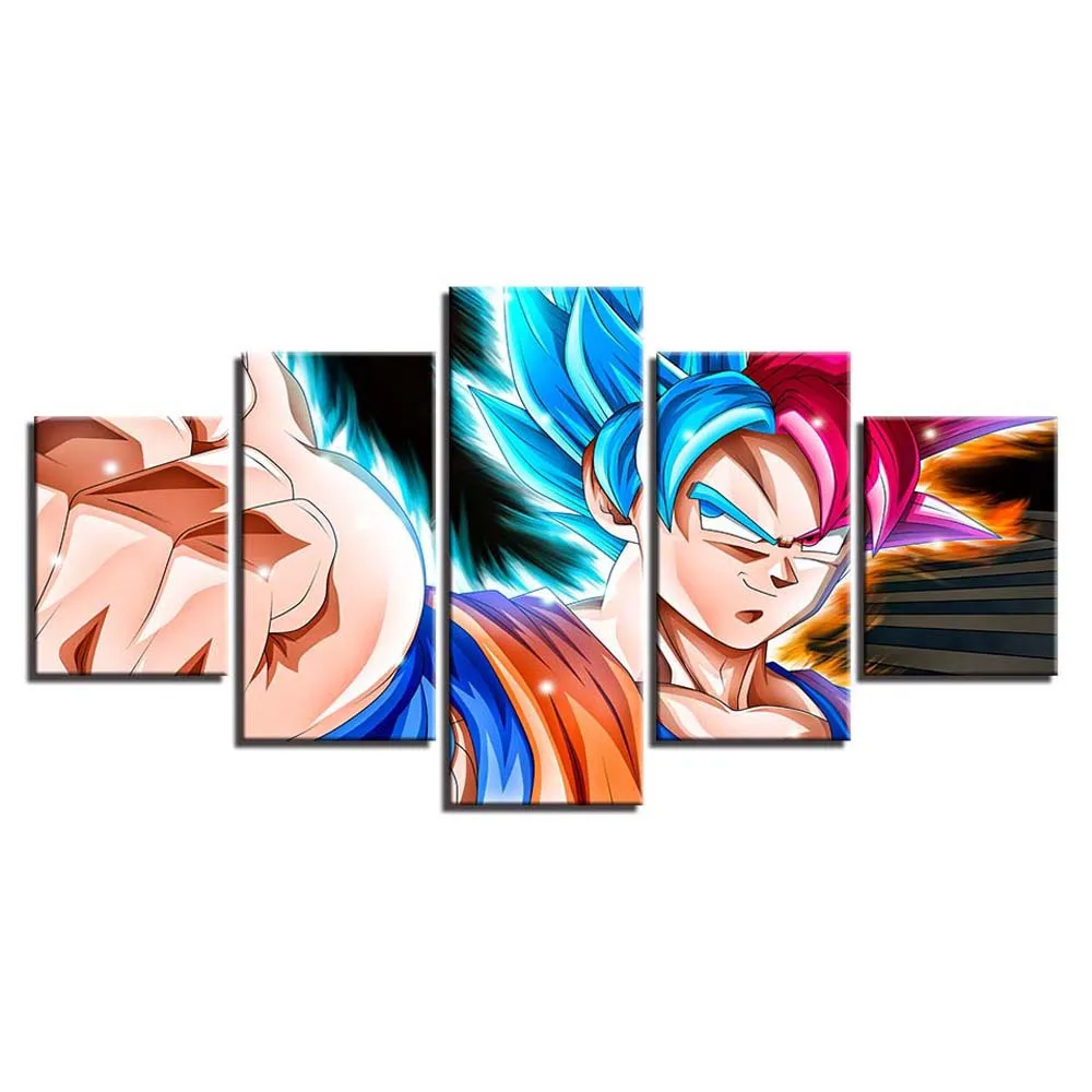 

Hua gu Airbrush Painting Decorative Painting 5-frame Cartoon Dragon Ball AliExpress Dunhuang Supply of Goods Cross Border Supply