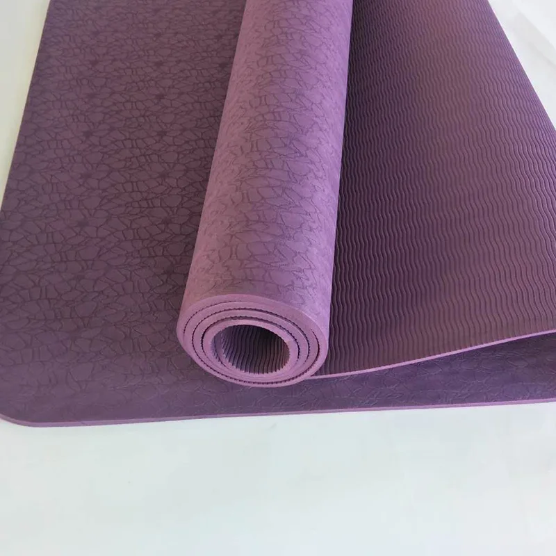 6Mm Tpe Non-Slip Yoga Mat Suitable For Fitness Tasteless Sports Mat Yoga Bag Yoga Belt
