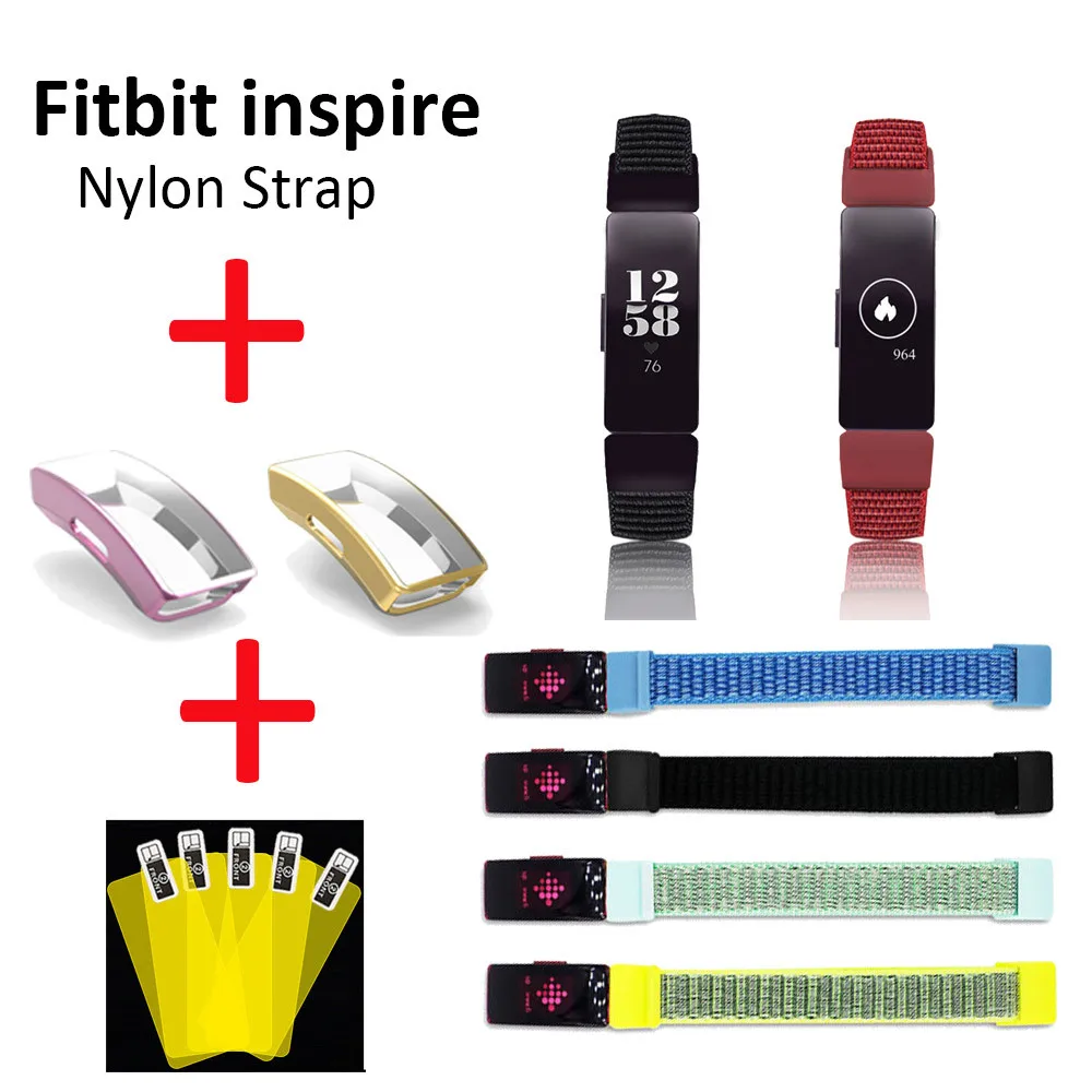 Ремешок для часов Fitbit inspire HR Браслет fitbit Inspire hr нейлоновый ремешок дышащие умные
