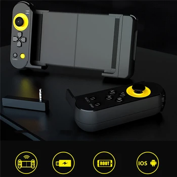 

For iOS/Android Phone Tablet Portable Mobile Games Controller Joystick Extendable Bluetooth Gamepad