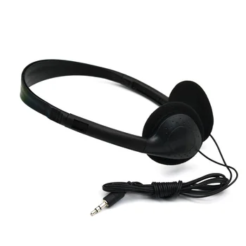 

Head-mounted Computer Headset No Microphone Noise Canceling Sports MP3 Earphone Wired Stereo Headset