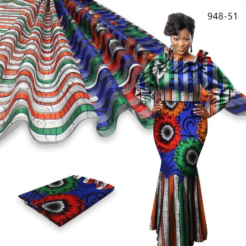 Оптовая продажа 2020 ИМИТИРОВАННАЯ Лента ткань Африканский принт нигерийская