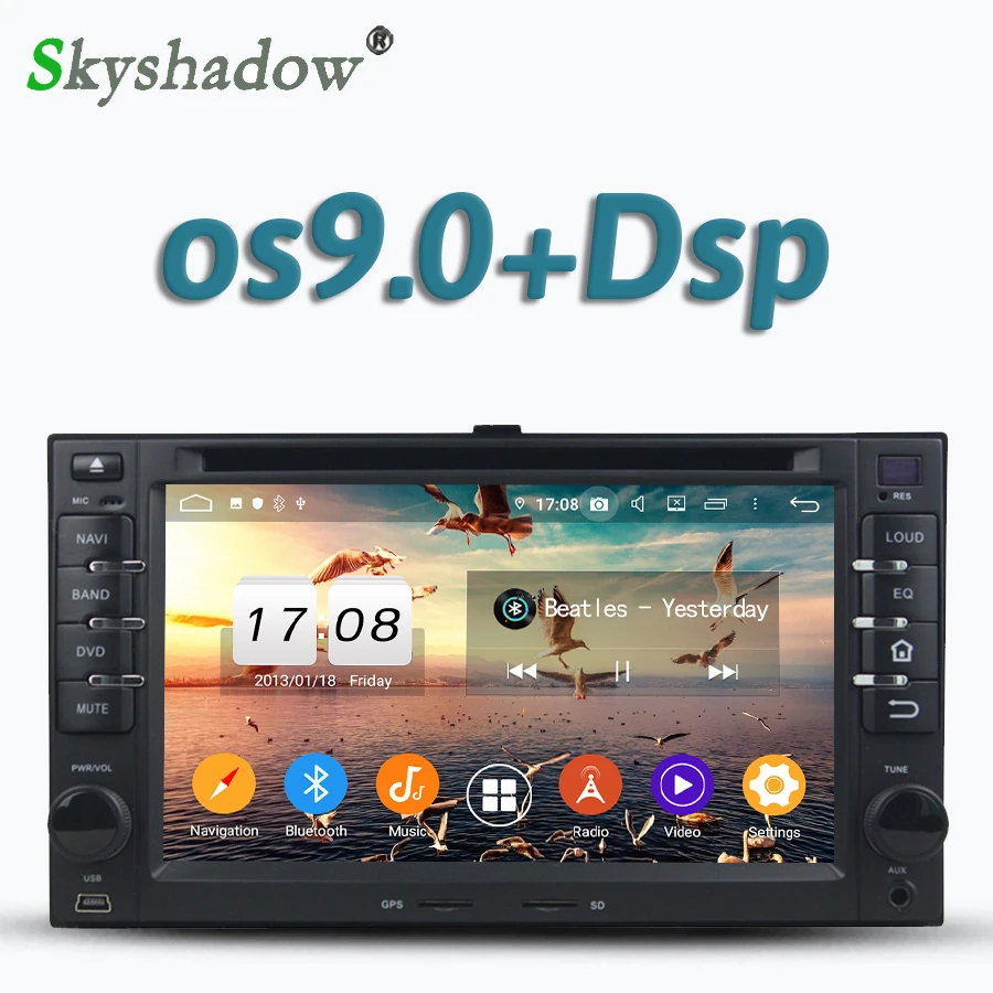 Flash Deal Car DVD Player TDA7851 DSP Android 9.0 4G RAM Bluetooth 4.2 Wifi GPS Map RDS Radio For kia CEED Sorento Sedona Optima Rio Carens 0