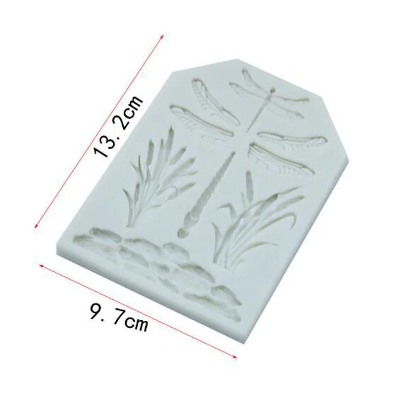 3D Стрекоза DIY формы для торта шоколадные конфеты глина инструмент для украшения тортов силиконовые формы для мыла кухонные аксессуары