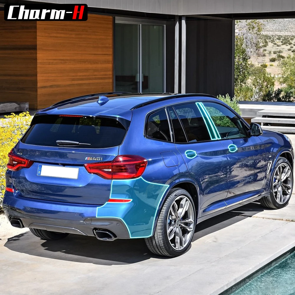 Anti Scratch Car Cover Body Bra Paint Protective Film Vinyl Wrap Kit Clear Transparent Stickers For BMW X3 g01 2018 Accessories
