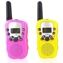 XF-388 2 шт Детские портативные рации 2-Way Радио 3 км Диапазон 8 каналов дети Mni портативные игрушки радио приемопередатчик