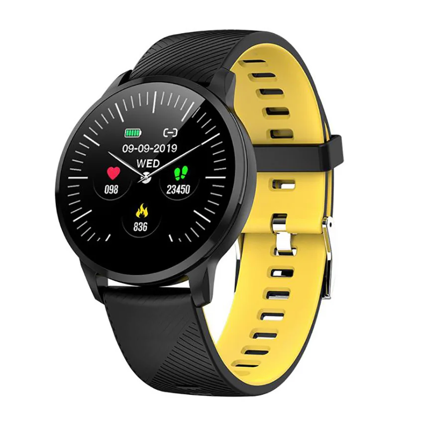 Smart Watch Round screen smart bracelet heart rate Blood Pressure Heart Rate call reminder Monitor Bluetooth Smartwatch 2019