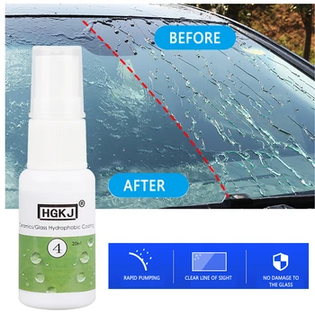 

20ml Car Anti-rain Agent Spray Hydrophobic Coating Agent Windshield Window Glass Rearview Mirror Rainproof Cleaner Car Cleaning