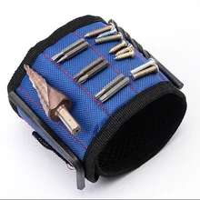 

Magnetic Wrist Strap Powerful Magnetic Tool Wrist Strap Magnet Pickup Portable Handle Strap Drill Bits Holder Tool Bag Gifts