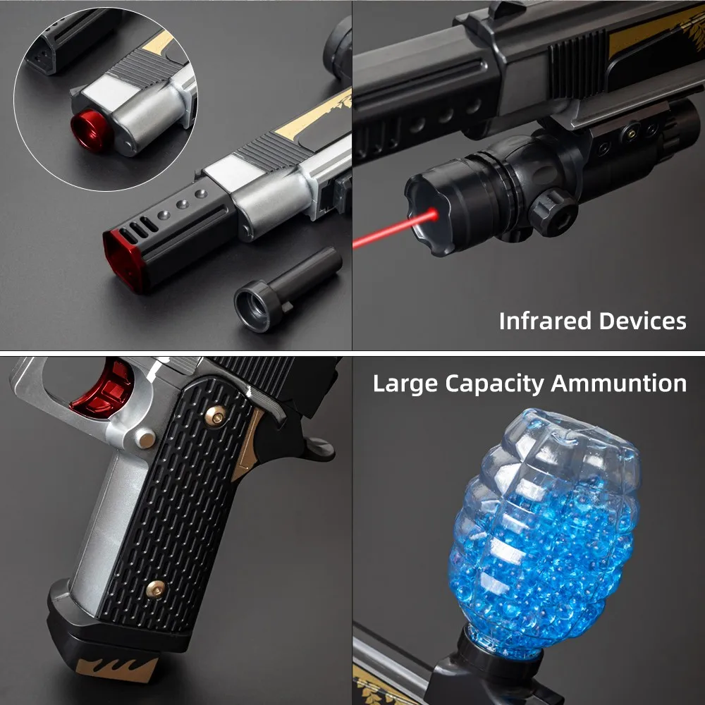 Electric Burst Water Bullet Toy Gun Plastic Airsoft Water Gel Ball Pistol Boys Outdoor Game Shooting Toys Best Gifts for Kids (8)