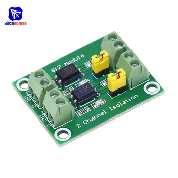 

diymore PC817 2 Channel Optocoupler Isolation Board Switch Converter Module DC 3.6 -30V Driver Photoelectric Isolated Module