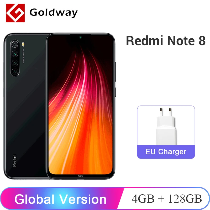 Глобальная версия Xiaomi Redmi Note 8 4 Гб 128 мобильный телефон Snapdragon 665 Octa Core 48MP Quad камера