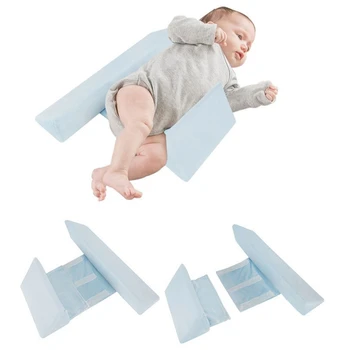 

Newborn Baby Shaping Styling Pillow Anti-Rollover Side Sleeping Pillow Triangle Infant Baby Positioning Pillow For 0-6 Months