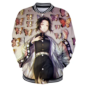 

3D Printing Ghost Blade Jacket Men Women Sweatshirts Autumn Winter Hip Hop Baseball Jacket Fashion boys girs 3D Jackets