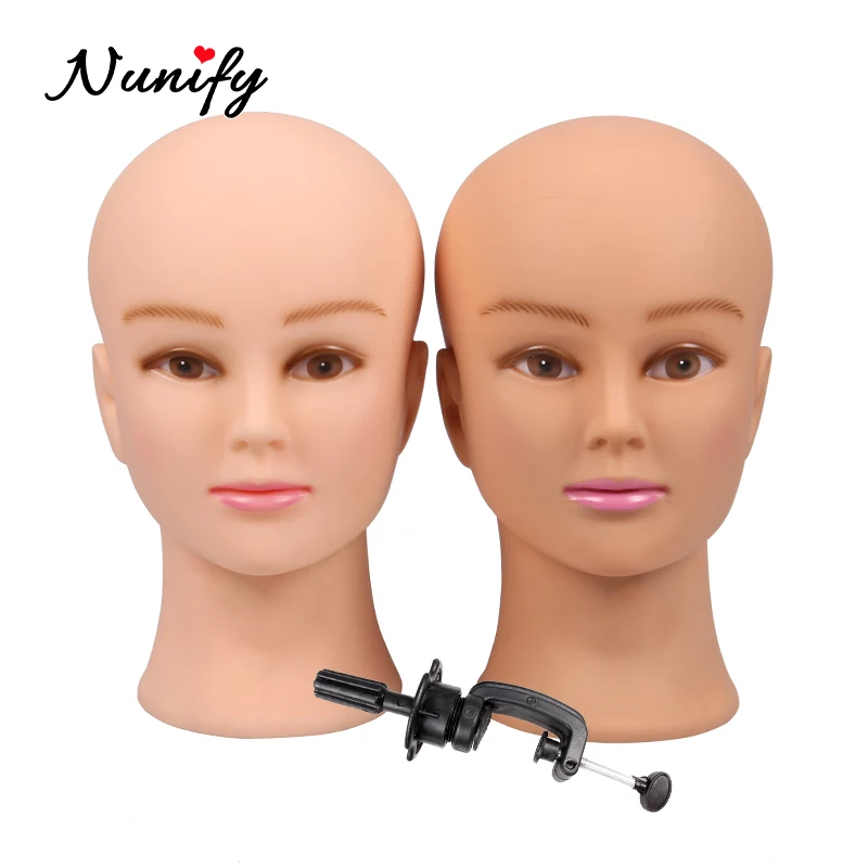 Mannequin Head,, Cosmetology Training Bald Manikin Head, Professional  Multi-Purpose For Hair Styling For Training For Shop For Makeup With Makeup  